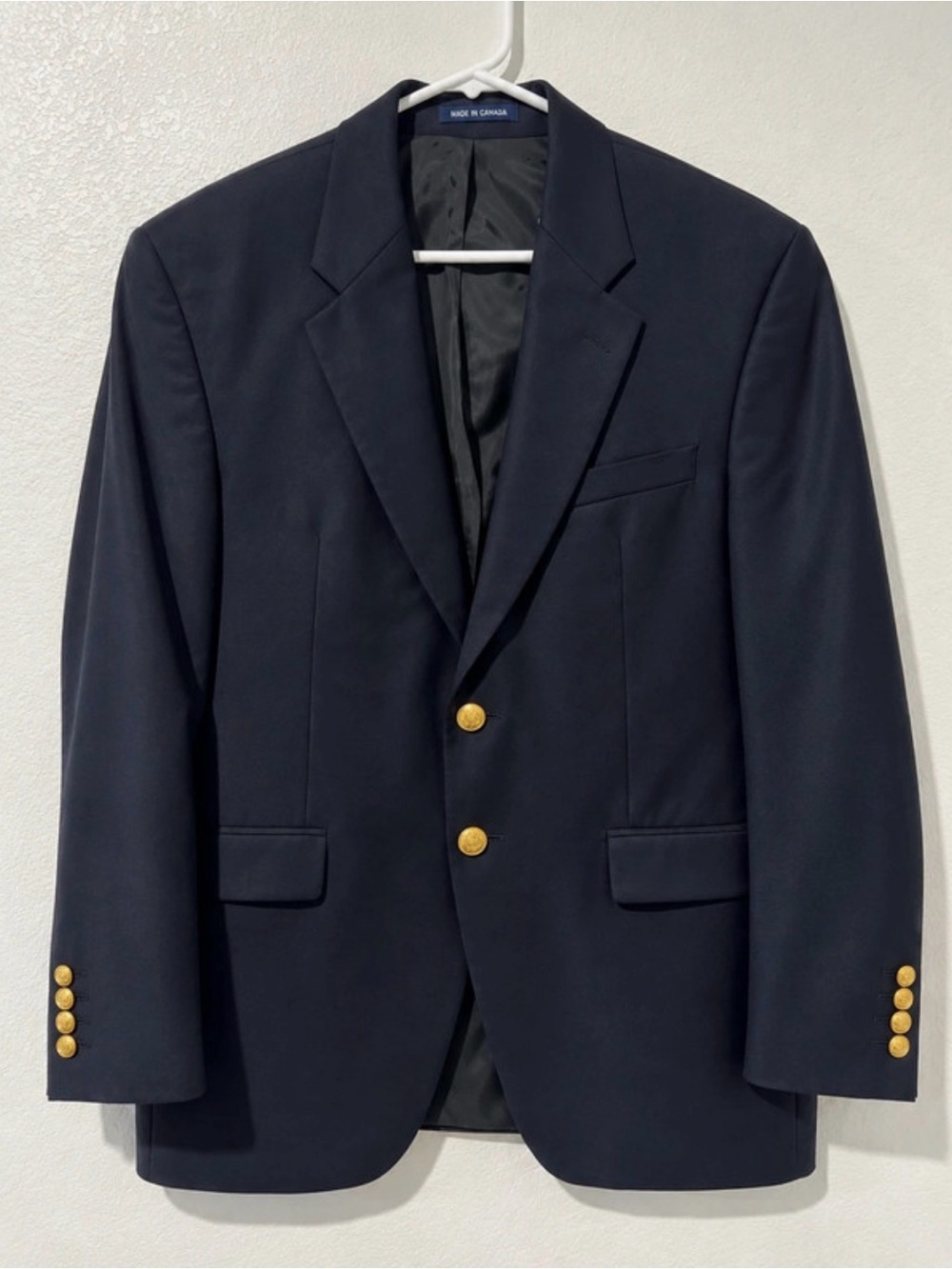 Ralph Lauren Navy Blazer Gold Buttons
